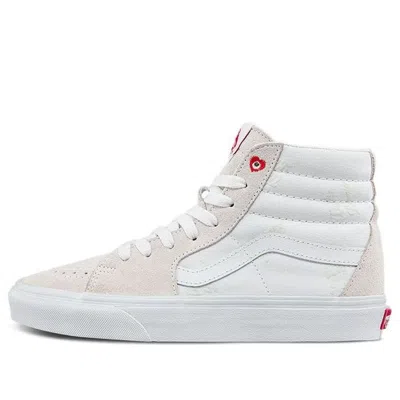 Vans Unisex Sk8-hi High-top Sneakers Grey/white In Neutral