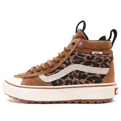 Vans Unisex Sk8-hi Mte-2 High-top Sneakers Brown Leopard 'brown Black White' In Multi