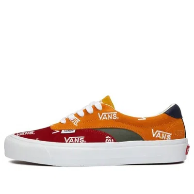 Vans Unisex Sk8-low Reissue Sneakers Red/yellow In Brown