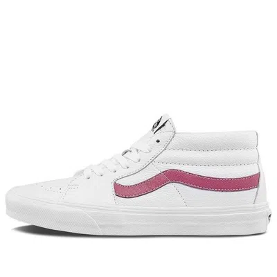 Vans Unisex Sk8-mid Mid-top Sneakers White/red