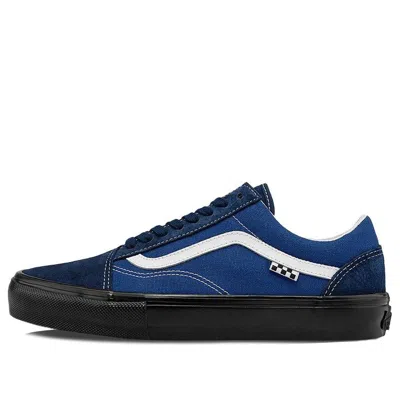 Vans Unisex Skate Old Skool Vcu Sneakers Black/blue
