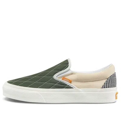 Vans Unisex Slip-on Sneakers Multi-color 'green Light Gray'