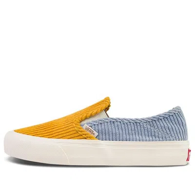 Vans Unisex Slip-on Sneakers Yellow/blue In Multi