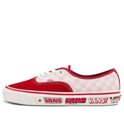 Vans Unisex Style 44 Sneakers Red/white In Multi