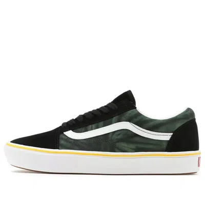 Vans Unisex Trip Outdoors Comfycush Old Skool Low-top Sneakers Black/green In Multi