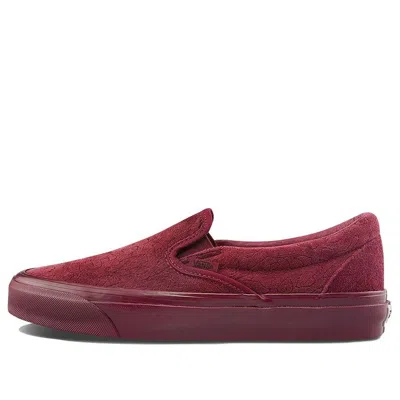 Vans Unisex Vault Classic Slip-on Lx Sneakers Red Wine Red