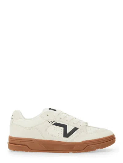 Vans Upland Leather Sneakers In Neutral