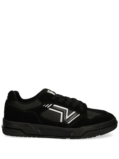 Vans Upland Casual Shoes In Black/black/white