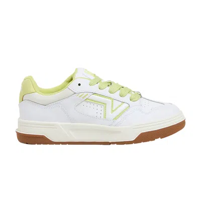 Pre-owned Vans Upland 'vintage Leather - Lime' In White