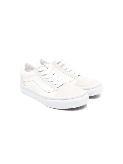 Vans Kids' Jn Old Skool Sneakers In White