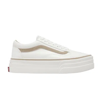 Pre-owned Vans V36cf Old Skool 3sole 'white Beige' | Men's Size 7.5