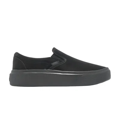 Pre-owned Vans V98 Hover Slip-on 'triple Black' | Men's Size 6