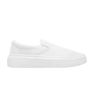 Pre-owned Vans V98 Hover Slip-on 'triple White' | Men's Size 5