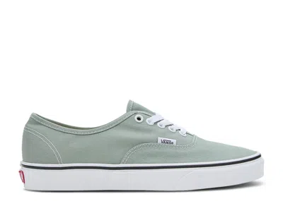 Vans Premium Authentic 44 Duck Canvas Shoes In Green