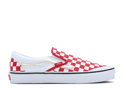 Vans Classic Slip-on 138 'sidestripe - Red Checkerboard'