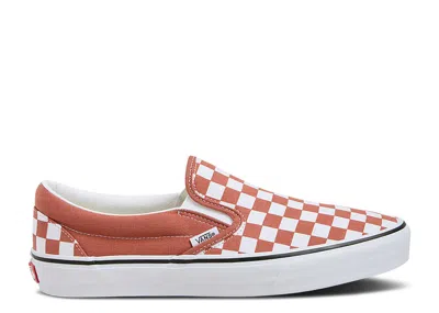 Vans Classic Slip-on 'color Theory Checkerboard - Auburn' In Orange