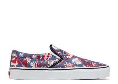 Vans Classic Slip-on 'floral' In Red