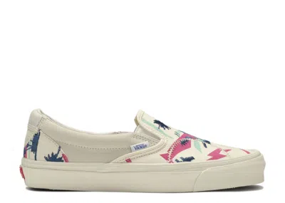 Vans Classic Slip-on Lx 'bricolage' In White