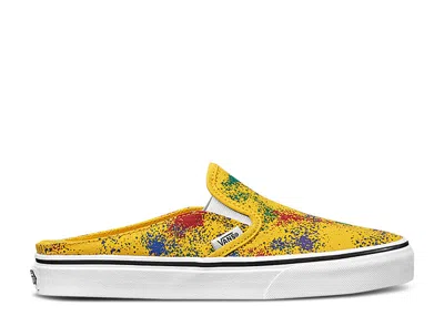 Vans Classic Slip-on Mule 'overspray - Freesia' In Yellow