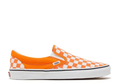 Vans Classic Slip-on 'orange Tiger Checkerboard'