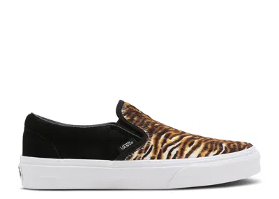 Vans Classic Slip-on 'soft Suede - Tiger' In Orange