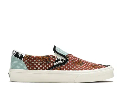 Vans Classic Slip-on 'tiger Patchwork' In Black