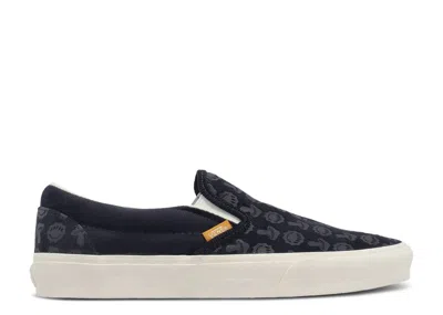 Vans Classic Slip-on 'trippy Cord - Dark Navy' In Blue