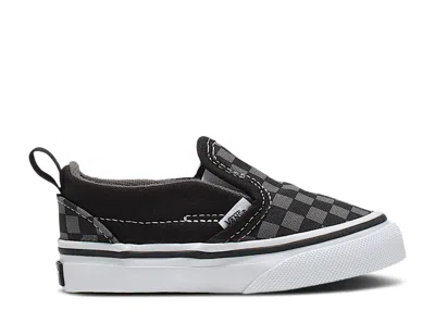 Vans Babies'   Classic Slip-on V Toddler 'black Pewter Grey'