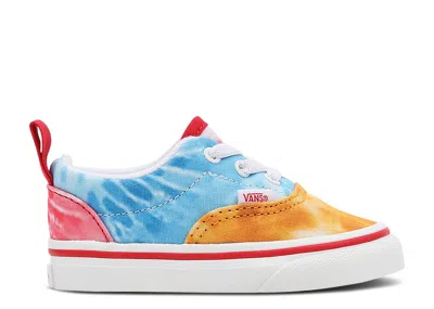 Vans Babies'   Era Elastic Lace Toddler 'tie Dye Block' In Blue
