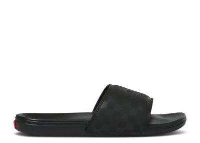 Vans La Costa Slide-on 'triple Black Checkerboard'