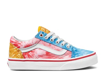 Vans Old Skool Kids 'tie-dye Block' In Multi