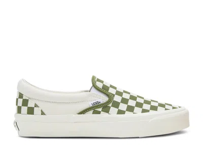 Vans Premium Slip-on 98 'checkerboard - Pesto Green'