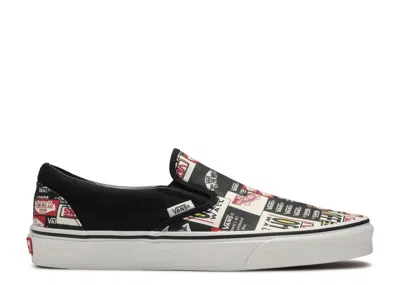 Vans Slip-on 'label Mix' In Black