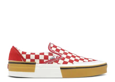 Vans Slip-on Reconstruct 'red White Checkerboard'