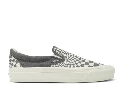 Vans Slip-on Reissue 98 'radial Checkerboard - Pewter Marshmallow' In Gray