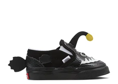 Vans Babies'   Slip-on V Toddler 'angler Fish' In Black