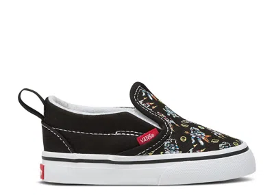 Vans Babies'   Slip-on V Toddler 'dj Rocket Jam' In Black