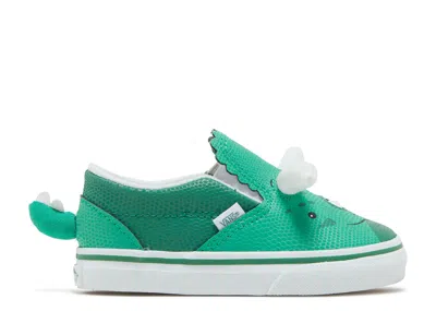 Vans Babies'   Slip-on V Toddler 'triceratops' In Green