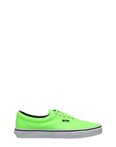 Vans Sneakers Man Sneakers Fluorescent Green Size 9 Polyester In Multi