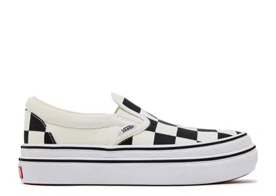 Vans Wmns Super Comfycush Slip-on 'big Classics Checker' In Black