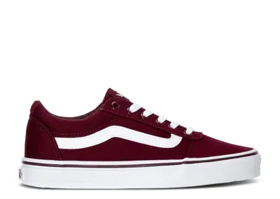Vans Wmns Ward 'burgundy' In Red