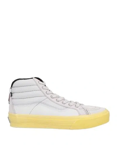 Vans Vault Eco Cush Woman Sneakers Light Grey Size 7 Leather, Textile Fibers