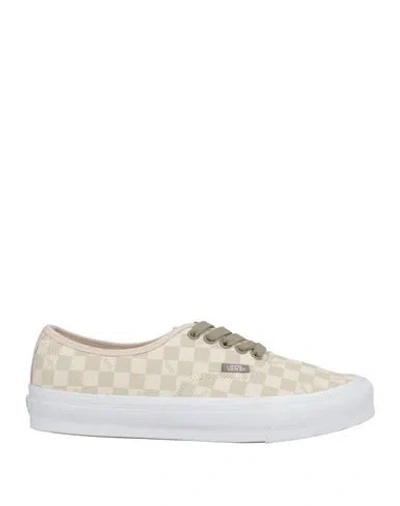 Vans Vault Man Sneakers Beige Size 8.5 Textile Fibers