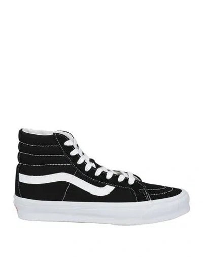 Vans Vault Man Sneakers Black Size 9 Leather, Textile Fibers