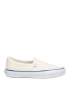 Vans Vault Man Sneakers Cream Size 8 Textile Fibers In Neutral