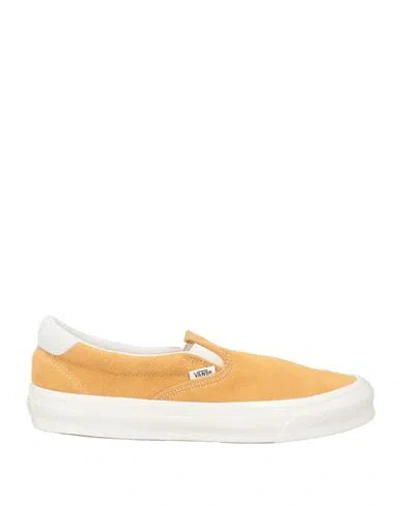 Vans Vault Man Sneakers Marigold Size 8 Leather In Yellow