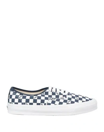 Vans Vault Man Sneakers Midnight Blue Size 8 Textile Fibers