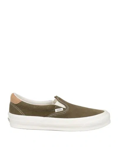 Vans Vault Man Sneakers Military Green Size 8 Leather