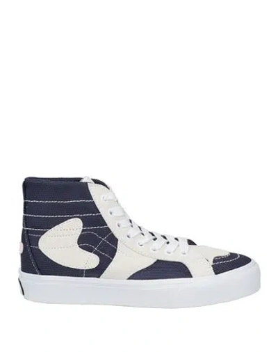 Vans Vault Man Sneakers Navy Size 8.5 Textile Fibers, Leather