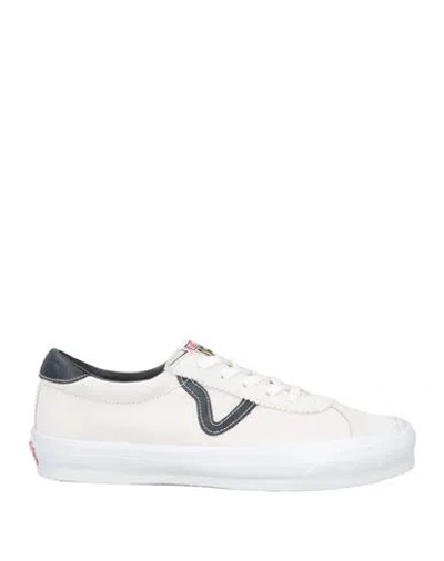 Vans Vault Man Sneakers Off White Size 7 Leather